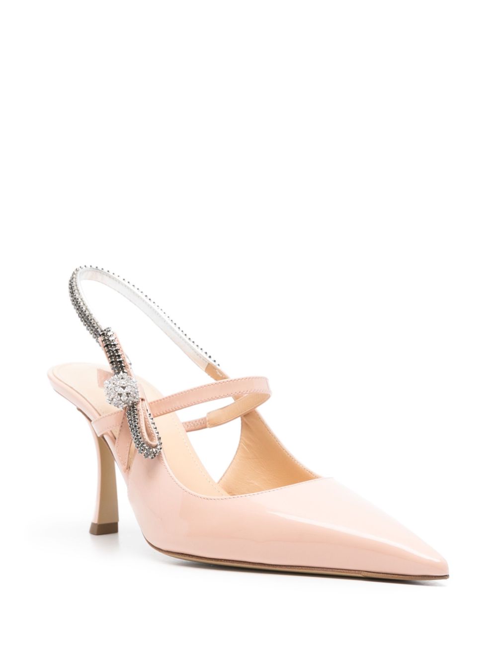 MACH & MACH 80mm bow-detailing pumps - Beige