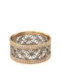 NIKOLLE RADI 18kt yellow gold Tessellation diamond ring