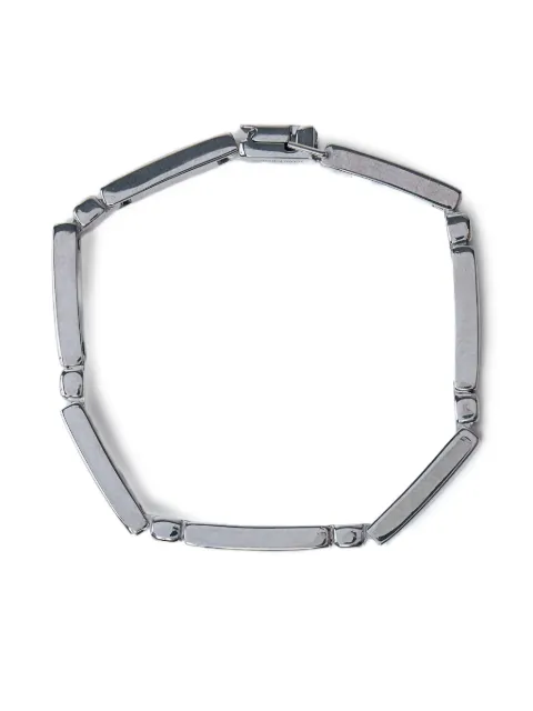 Saint Laurent logo-engraved bracelet 