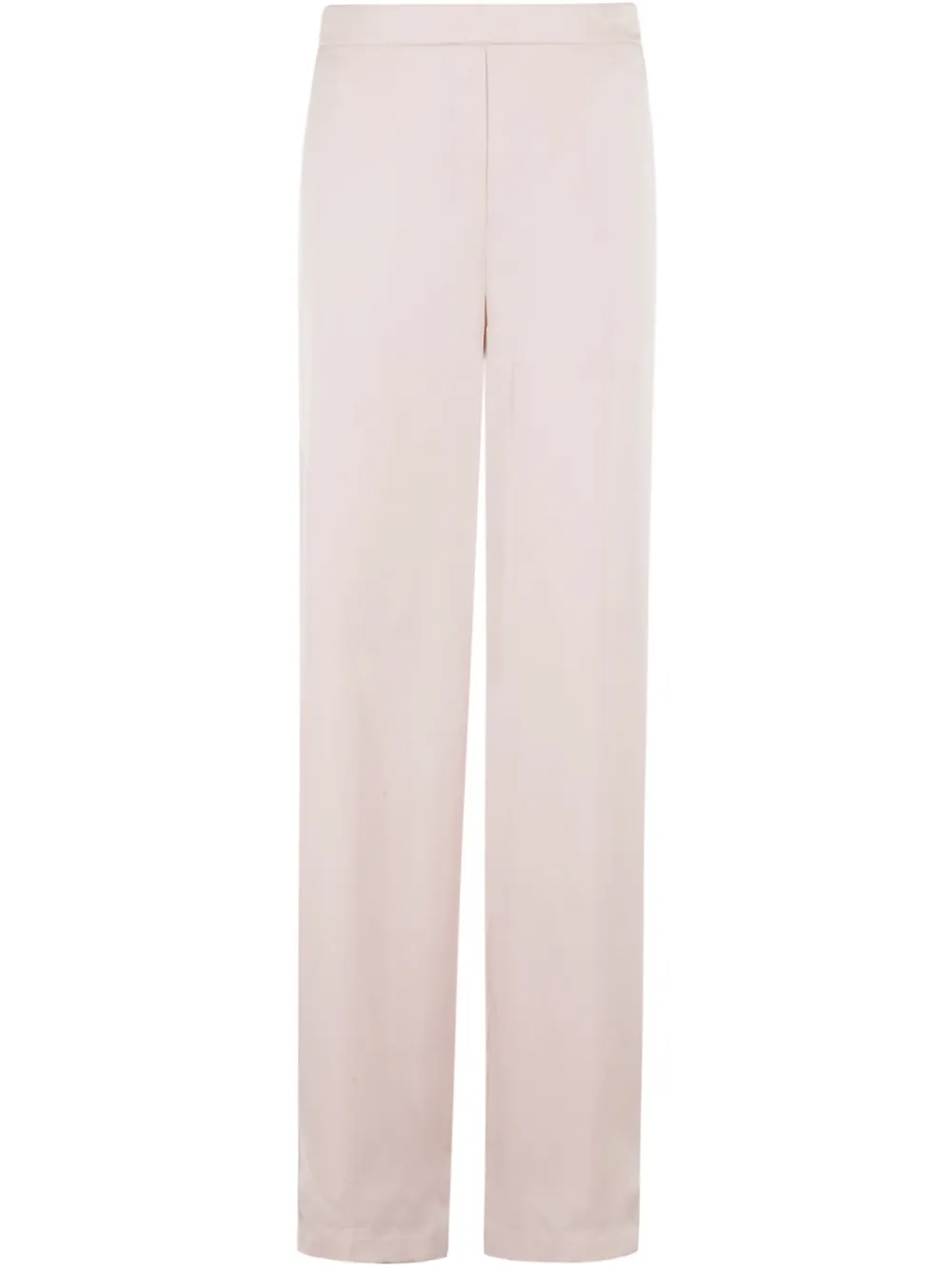 Theory Silk Trousers In Pink