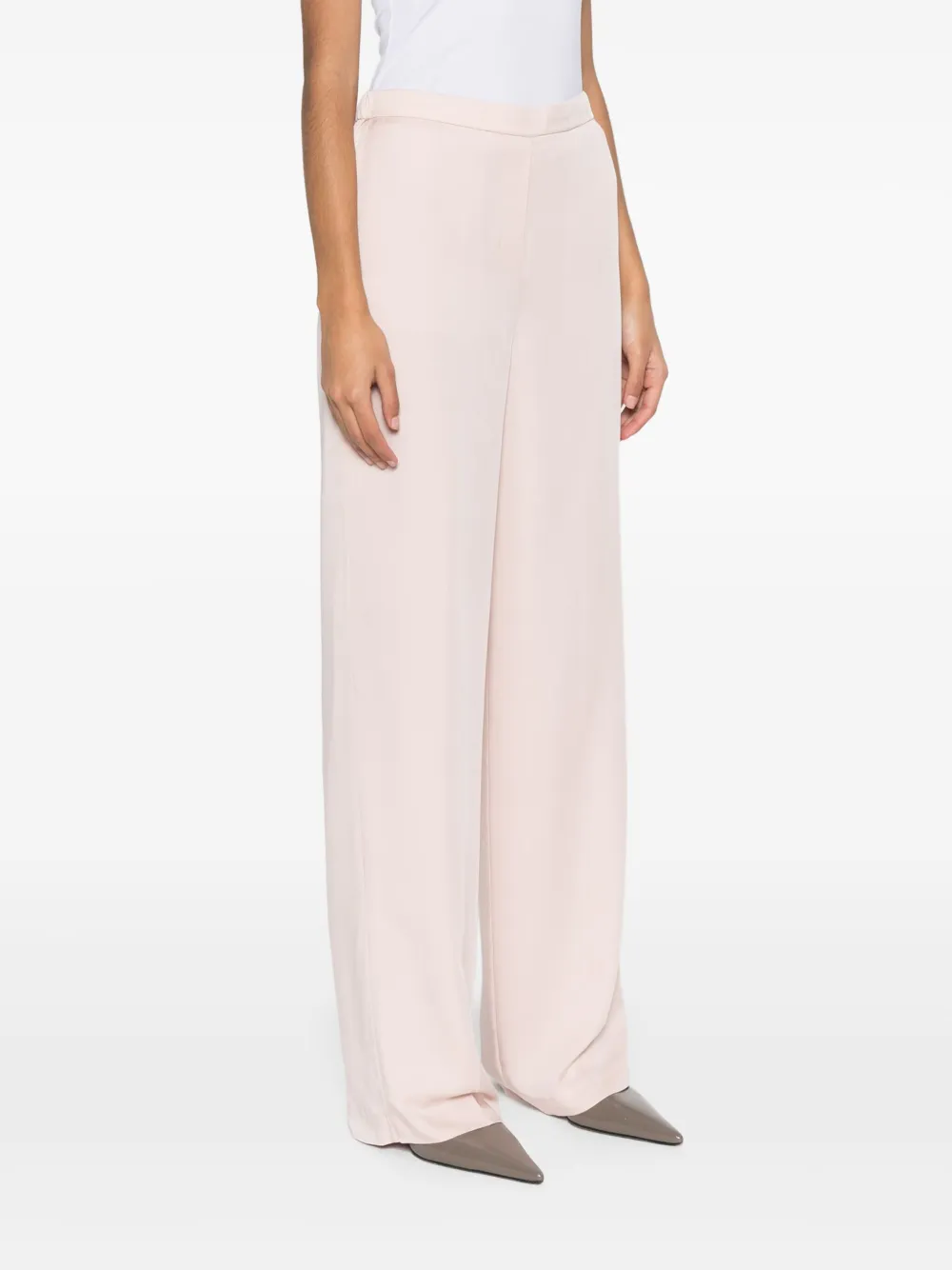 Theory Zijden broek Roze