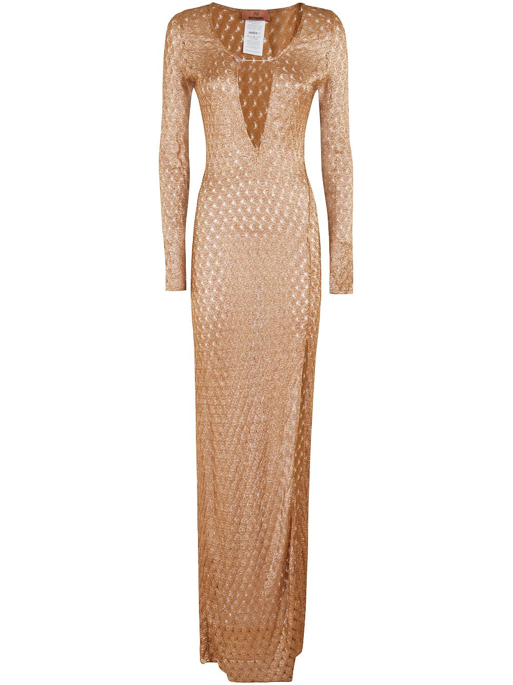 Missoni cut-out maxi dress - Brown