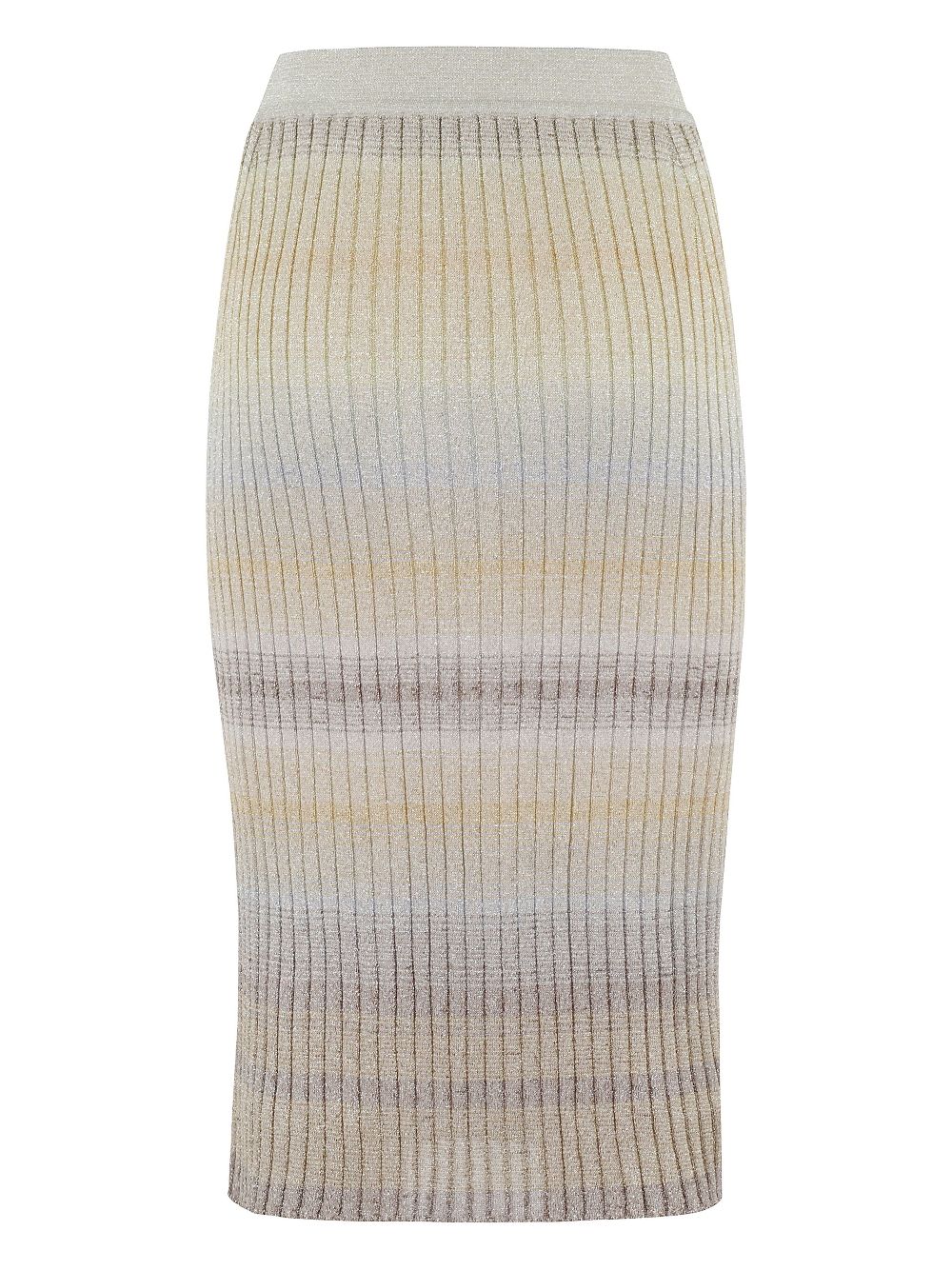 Missoni ribbed-knit skirt - Beige