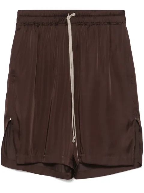 Rick Owens shorts con cordones en la pretina