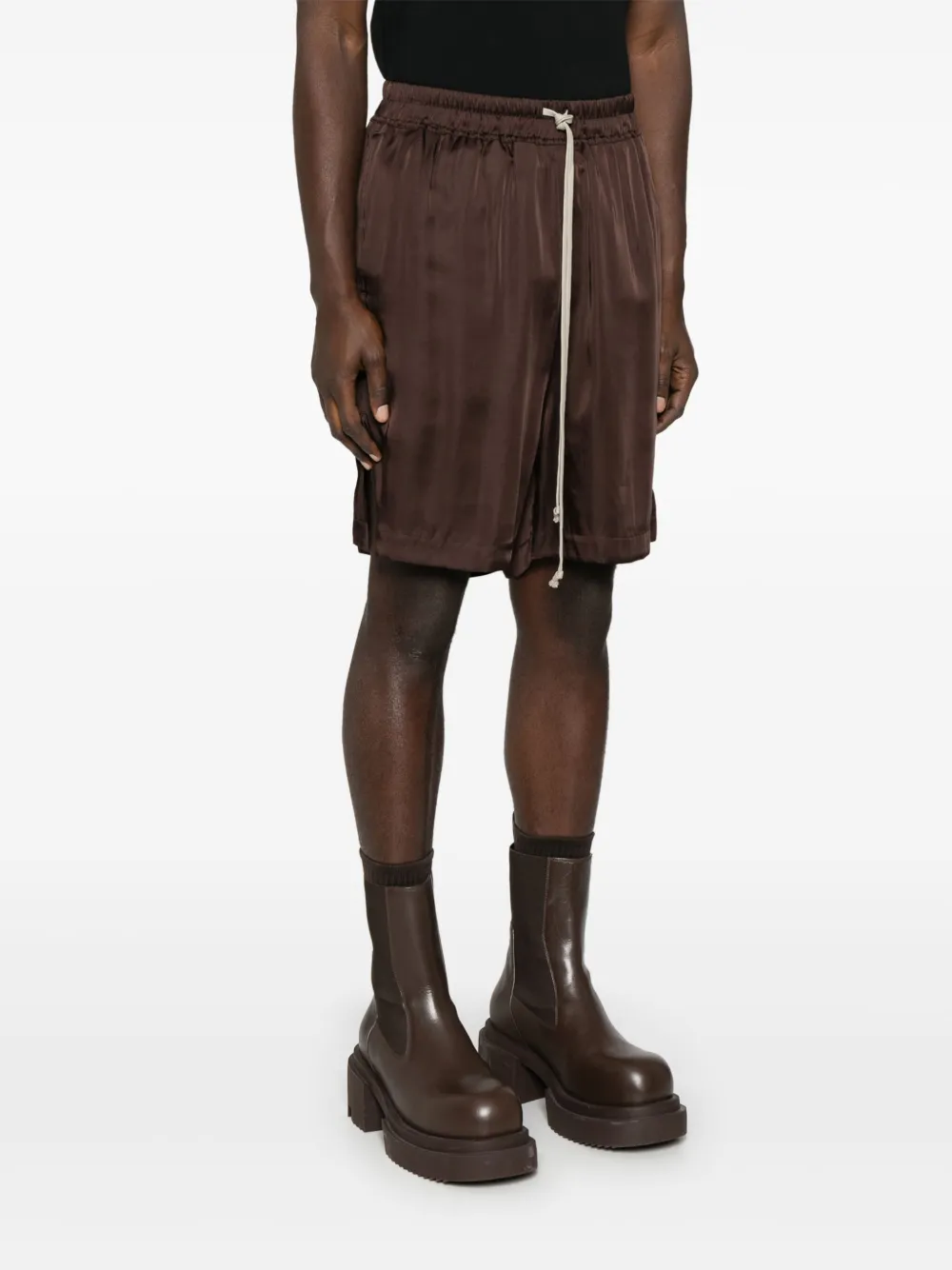 Rick Owens Boxershorts met trekkoord Bruin