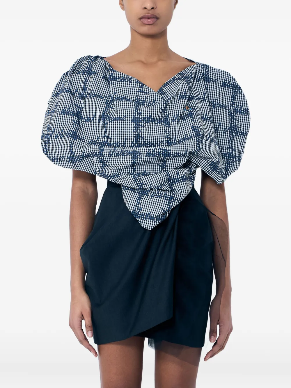 Vivienne Westwood Top met hartprint Blauw