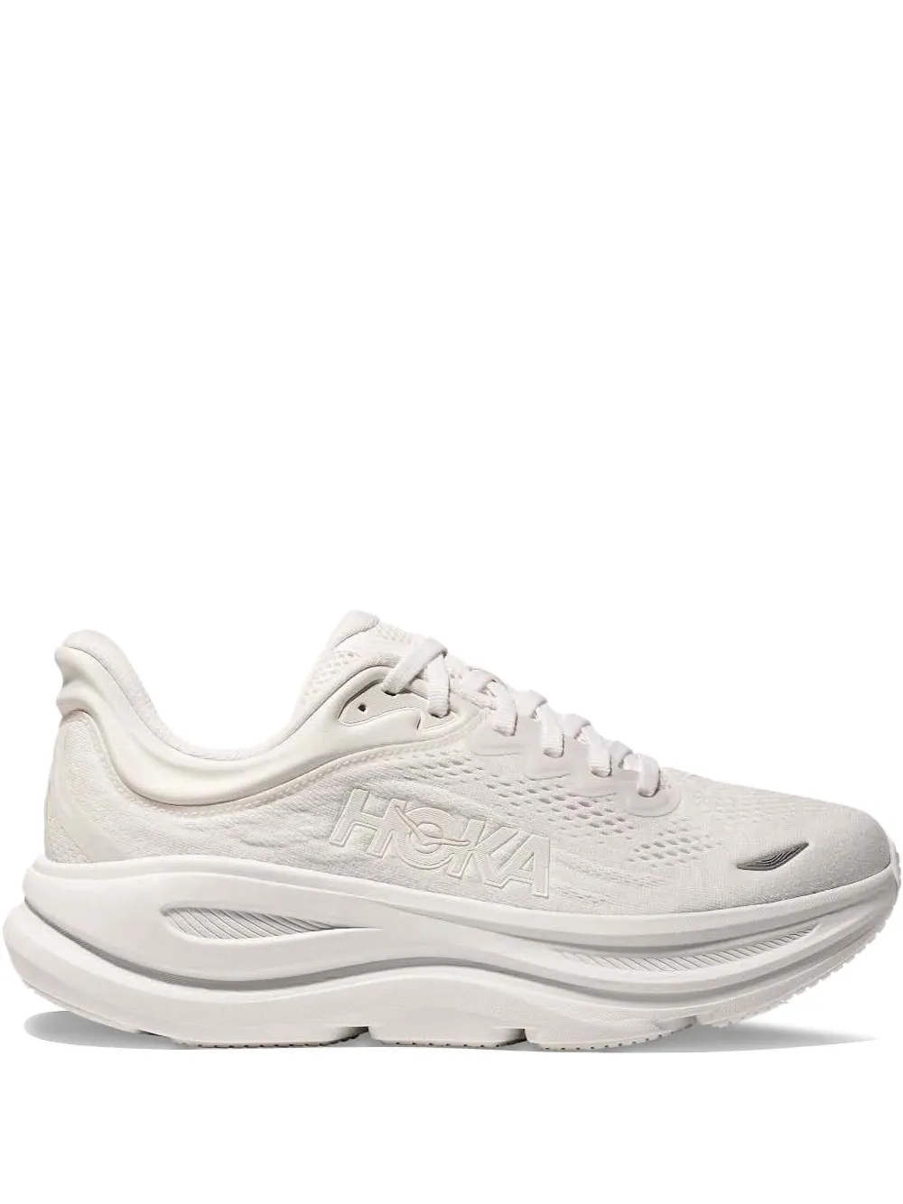 HOKA Bondi 9 "White" sneakers Wit