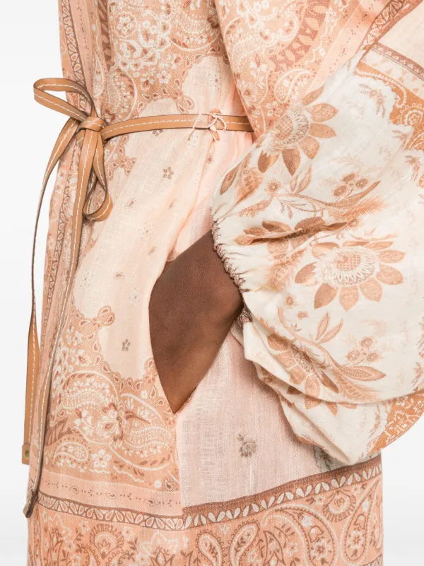 ZIMMERMANN Lucky Maxi Dress | Pink | FARFETCH TW