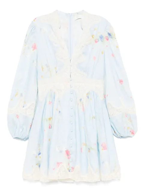 ZIMMERMANN robe courte Lucky en dentelle