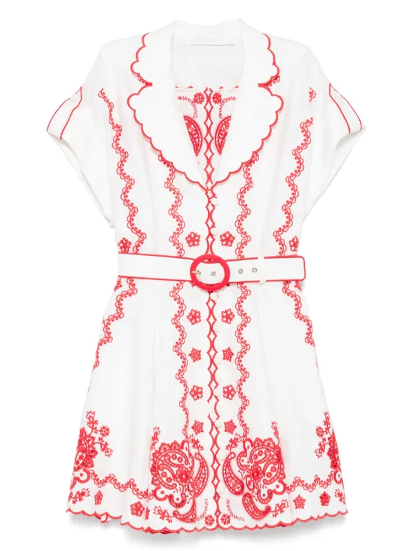 lucky　Embroidery Dress 36 ホワイト 28059877_59656551_600.jpg