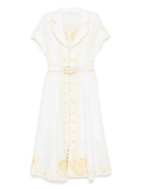 ZIMMERMANN Lucky embroidered midi dress
