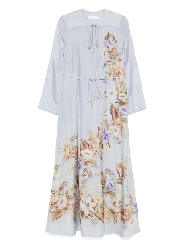 ZIMMERMANN Coco Billow Maxi Dress | Blue | FARFETCH GE ZIMMERMANN Coco Billow Maxi Dress | Blue | FARFETCH GE