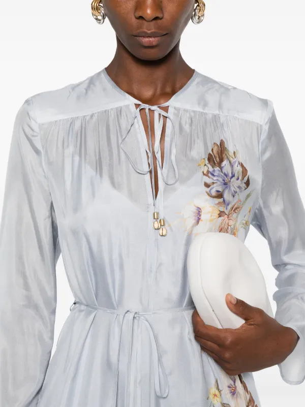ZIMMERMANN Coco Billow Maxi Dress | Blue