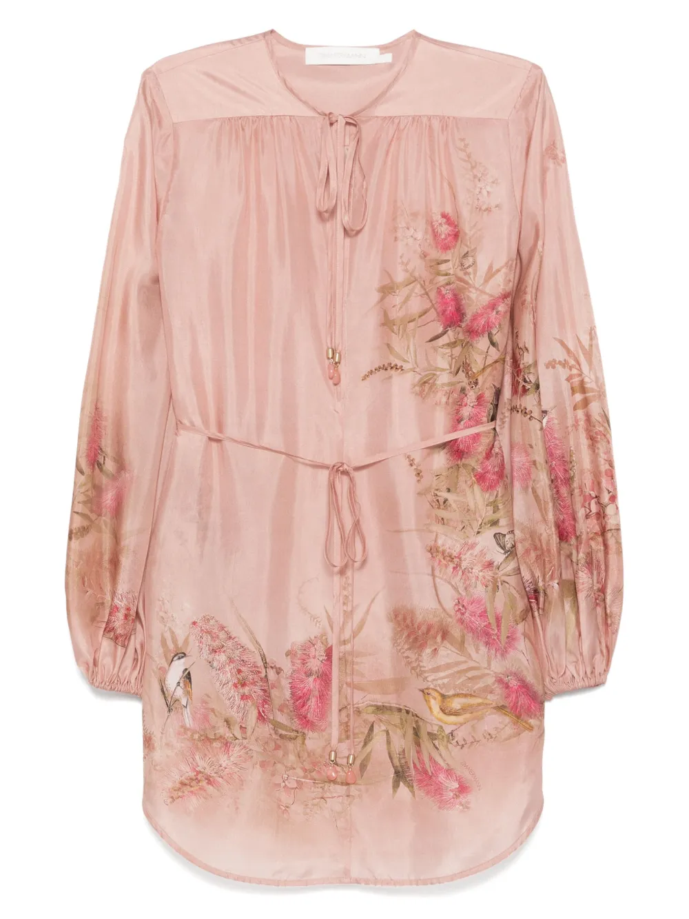 ZIMMERMANN Shirt met bloemenprint Roze