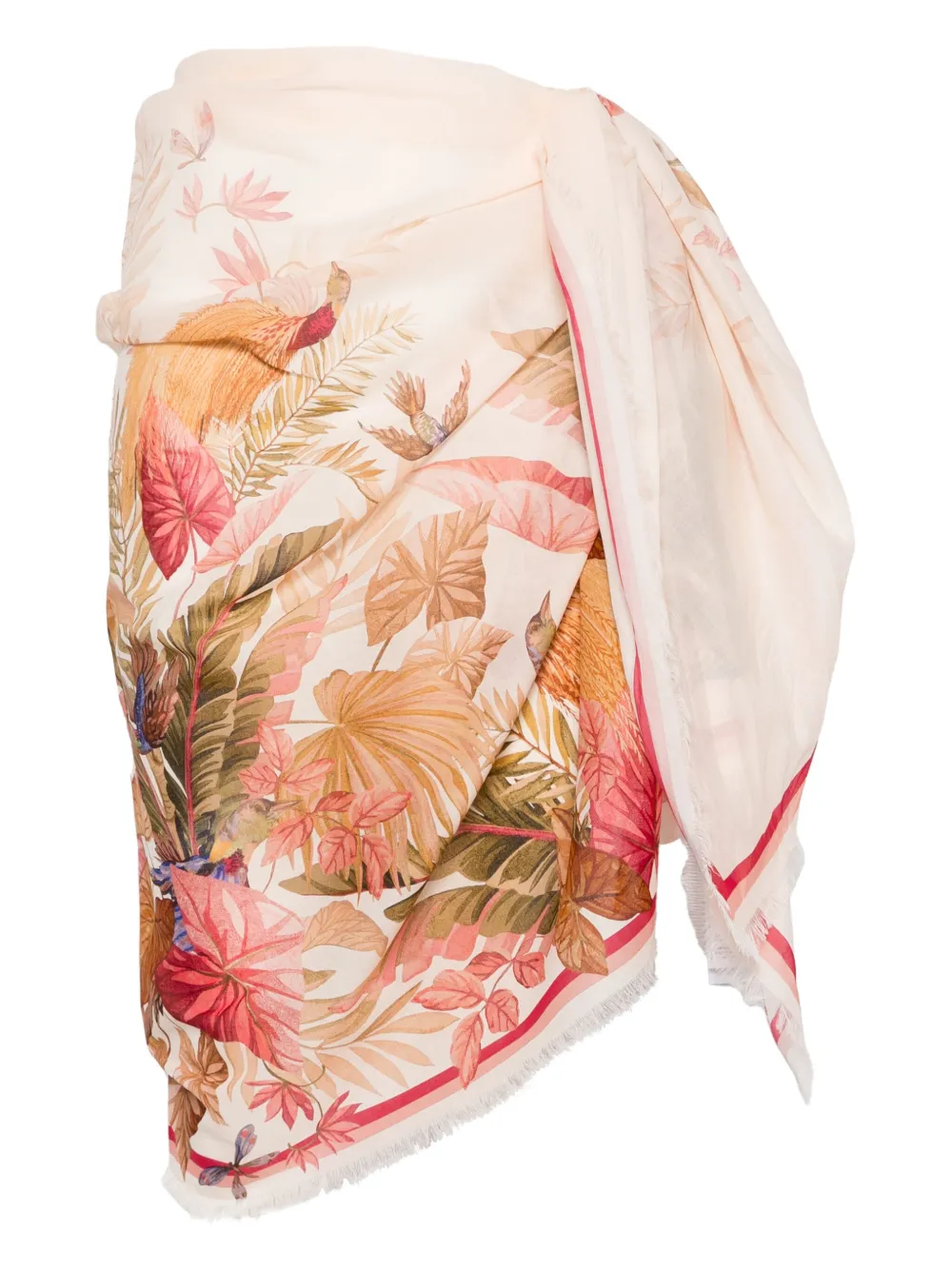 ZIMMERMANN pareo estampado de algodón | neutro | Image 1