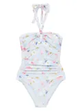 ZIMMERMANN Lucky Wide Link swimsuit - Blue