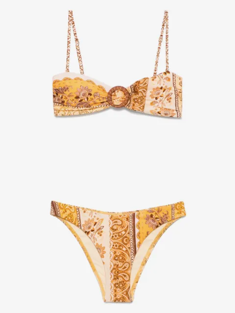 ZIMMERMANN Lucky bamboo-ring bikini