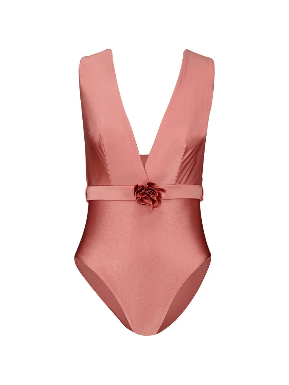 ZIMMERMANN Costume da bagno Lucky Plunge Flower - Rosa