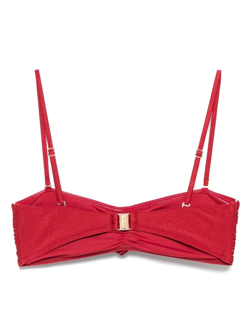 Zimmermann Cascadian Flower Bikini Top In Red