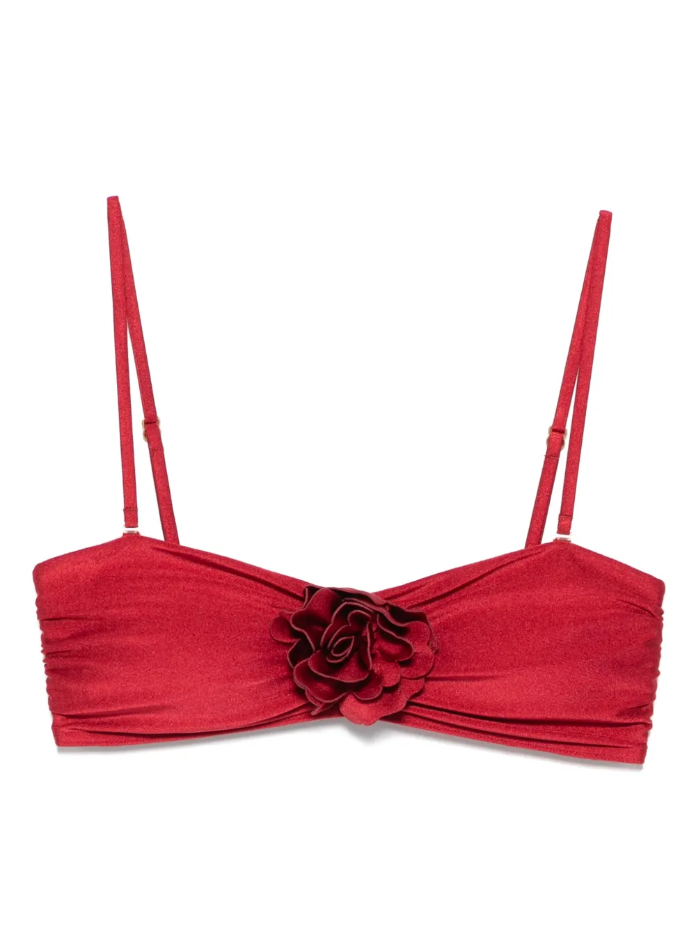 ZIMMERMANN Bikinitop met bloemdetail Rood