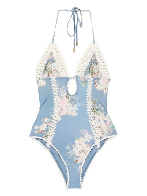 ZIMMERMANN Cascadian crochet-detail swimsuit