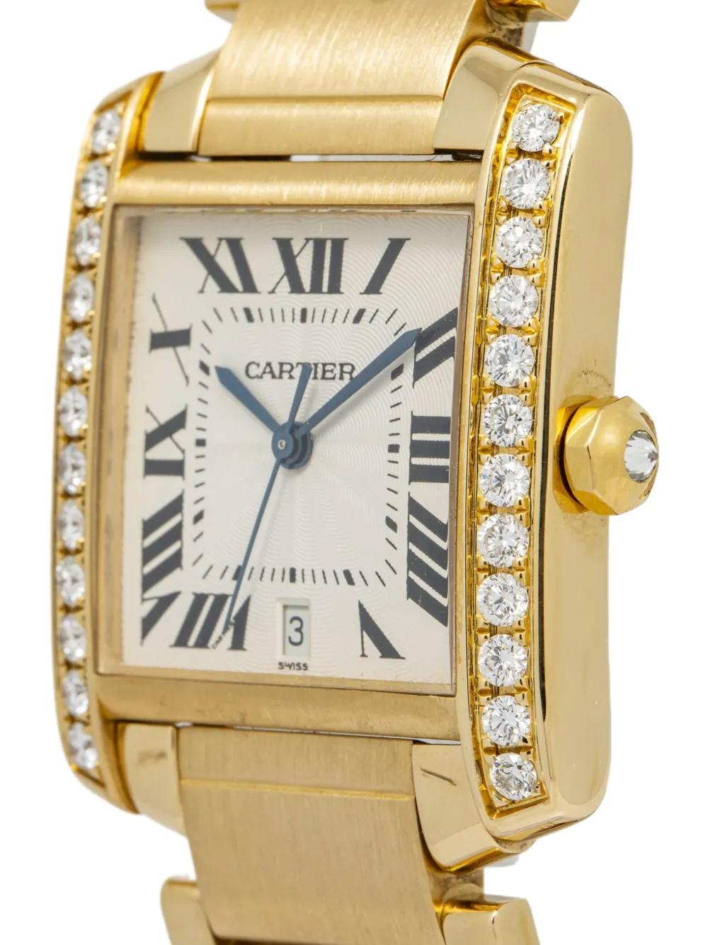 Cartier pre-owned Tank Française 32mm | Pre-Owned | Image 2