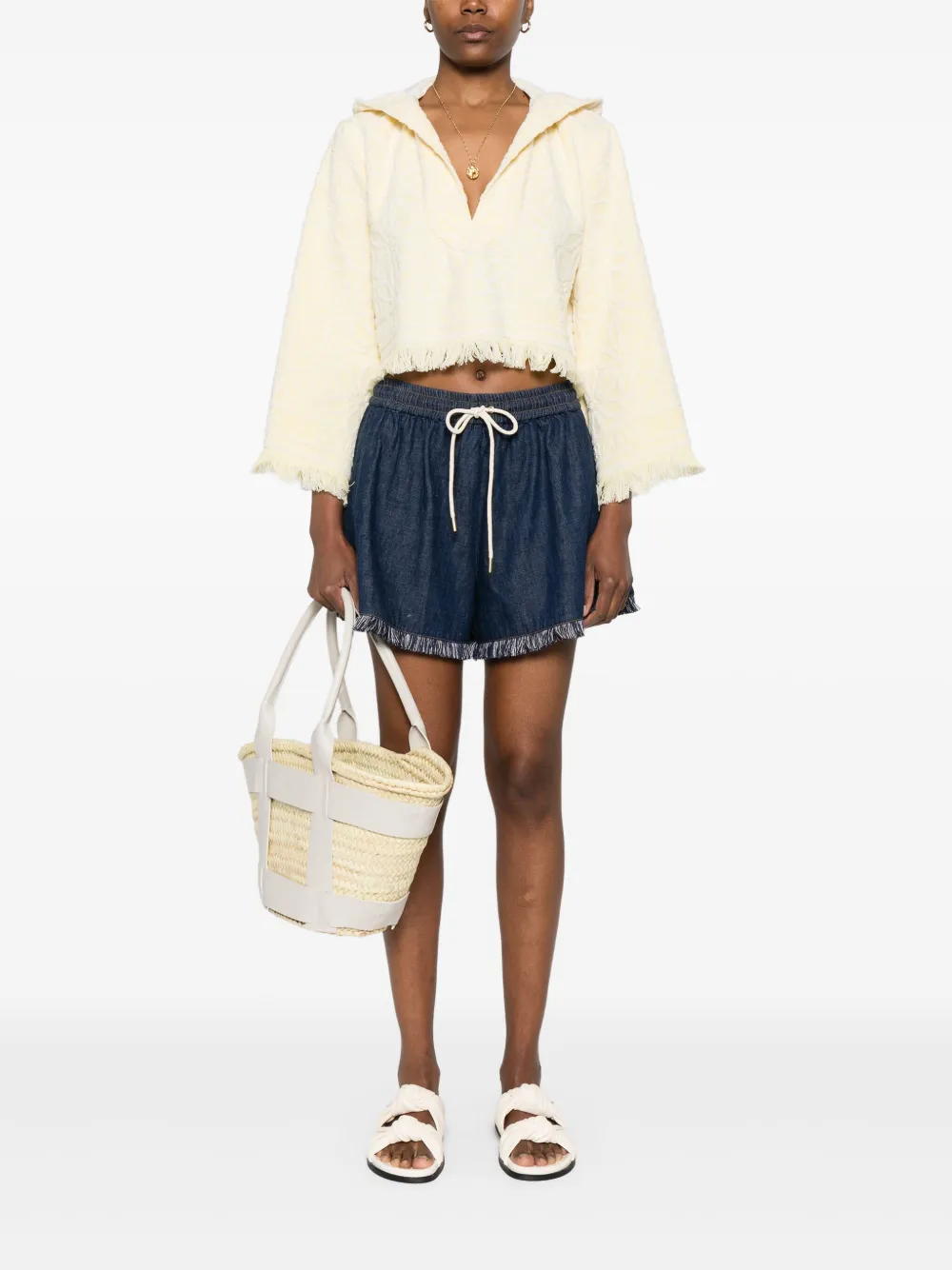 ZIMMERMANN cotton hoodie - Geel