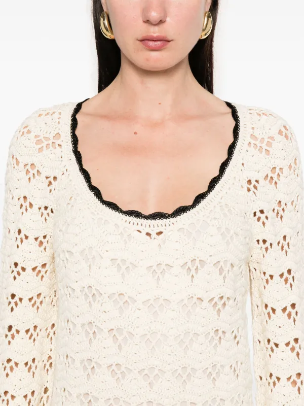 VIP【関税送料無料】希少 Zimmermann Rhiannon Lace Midi Dress Rhiannon Embroidered Dress Ivory Online | Zimmermann