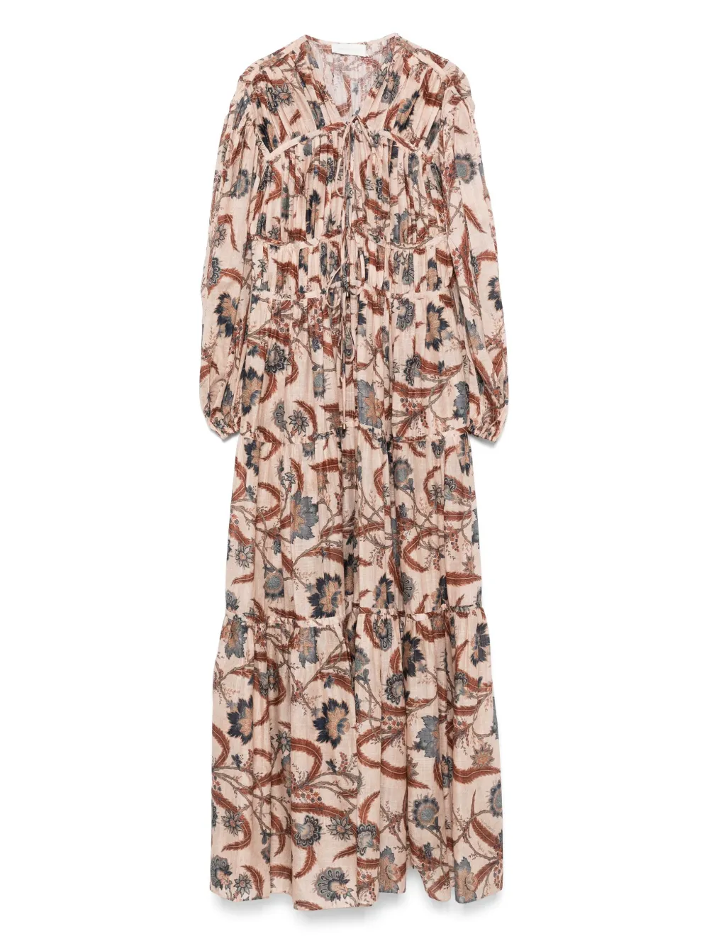 ZIMMERMANN Ascension maxi-jurk Beige