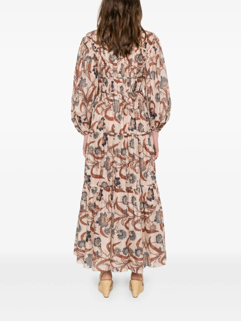 ZIMMERMANN Ascension maxi-jurk Beige