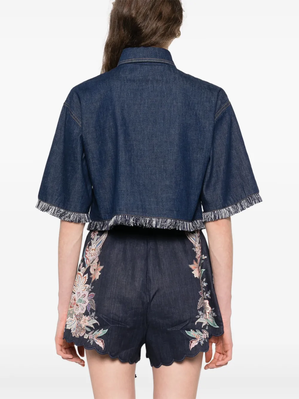 Shop Zimmermann Rhiannon Shirt In Blue