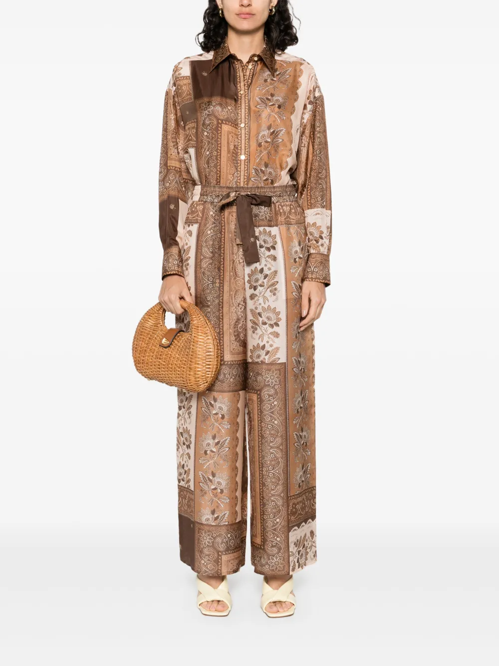 ZIMMERMANN Lucky trousers - Bruin