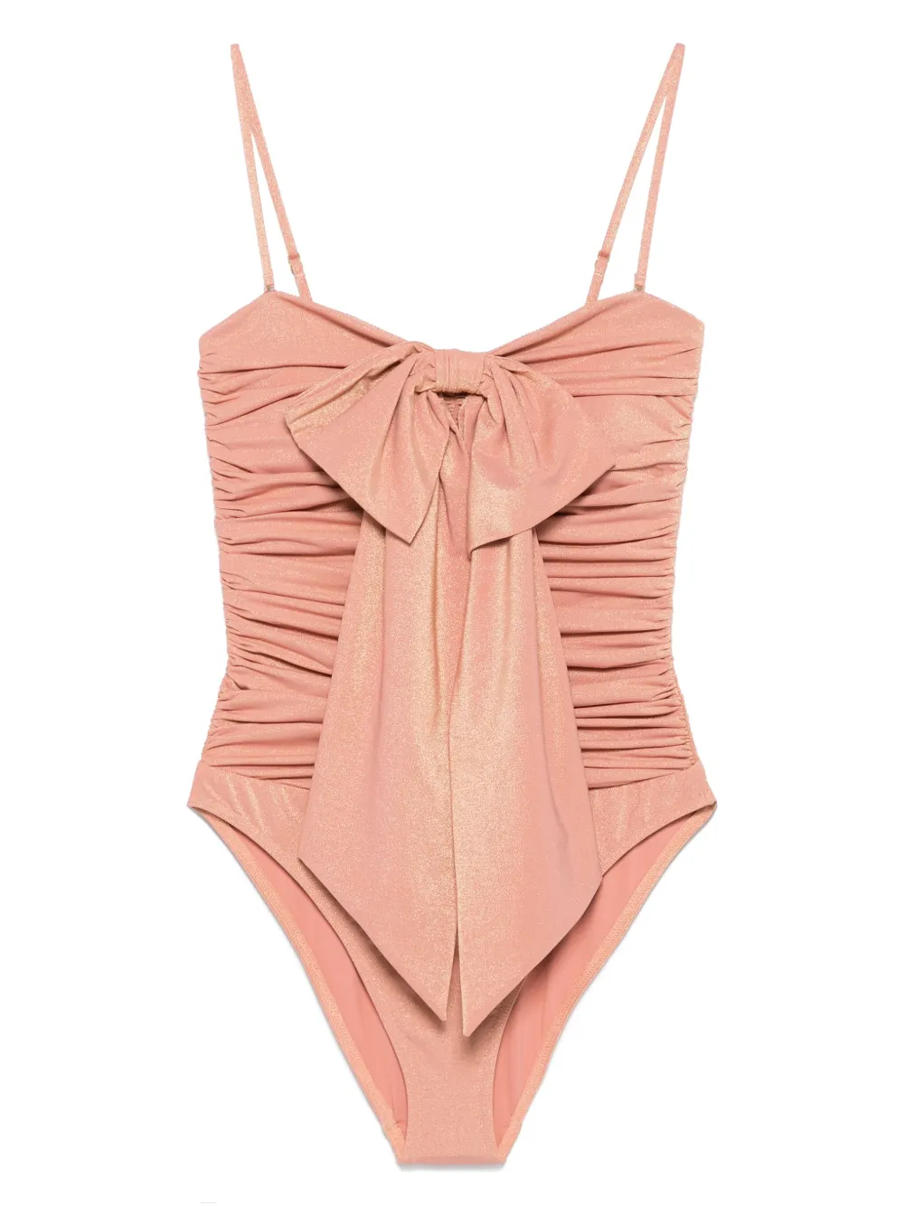 ZIMMERMANN Badpak met strikdetail Beige