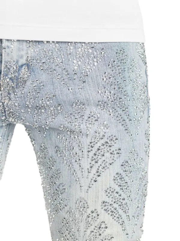 GUAPI Embellished Skinny Jeans | Blue | FARFETCH GUAPI Embellished Skinny Jeans | Blue | FARFETCH
