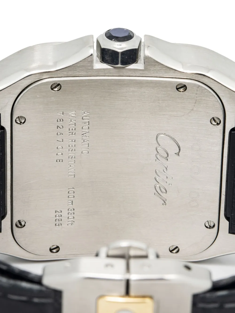 Cartier pre-owned Santos 100 38mm | Neutrals | FARFETCH