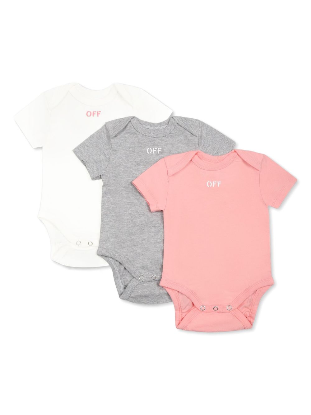 Off-White Kids logo-print babygrow set