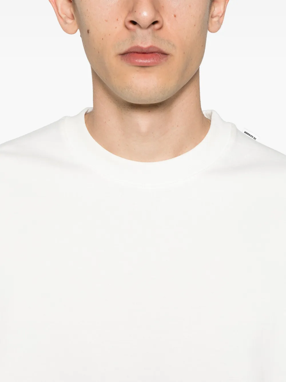 Jil Sander Katoenen T-shirt Beige