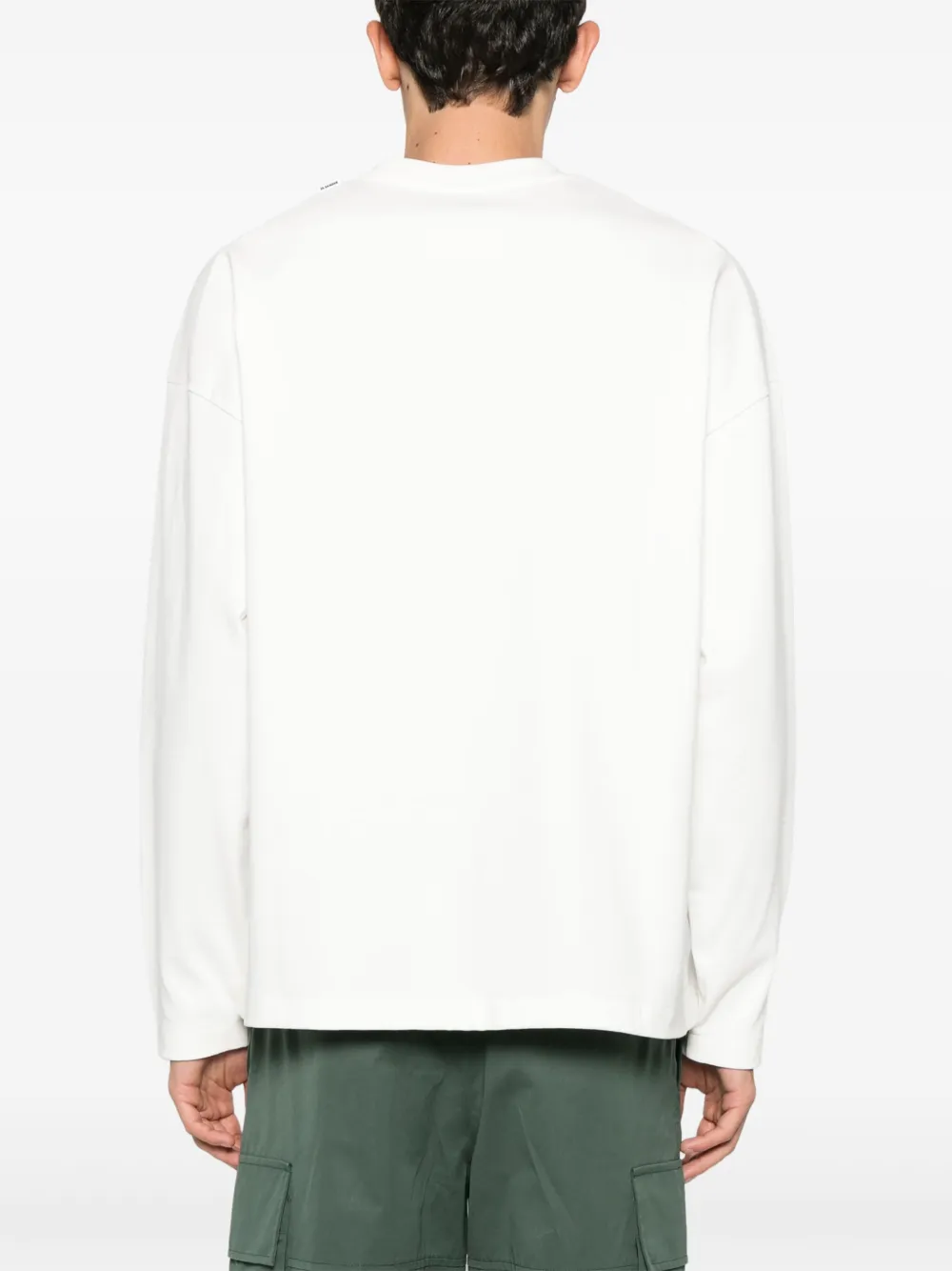 Jil Sander Katoenen T-shirt Beige