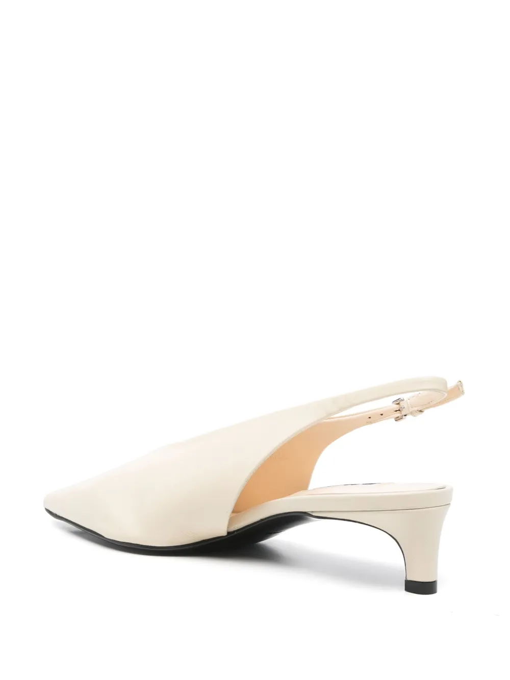 Jil Sander 40mm leather pumps Neutrals