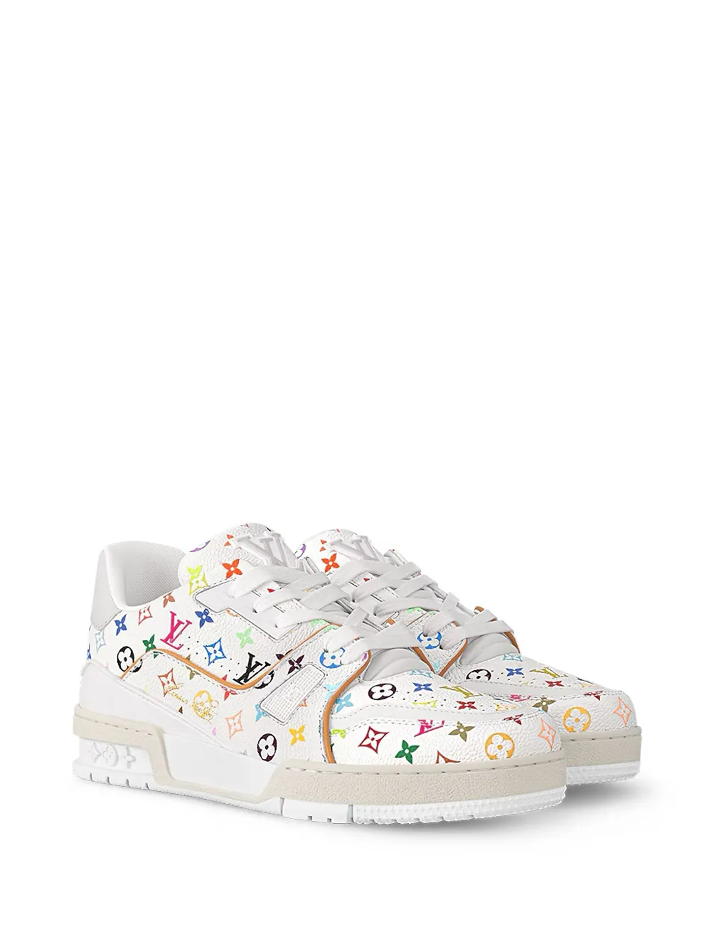 Louis Vuitton Pre-Owned x Takashi Murakami LV White sneakers - Wit