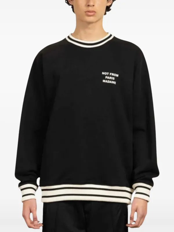 スウェット・トレーナー DROLE DE MONSIEUR Le Sweatshirt Slogan (52361) Drôle De Monsieur Le Sweatshirt Slogan Sport Sweatshirt