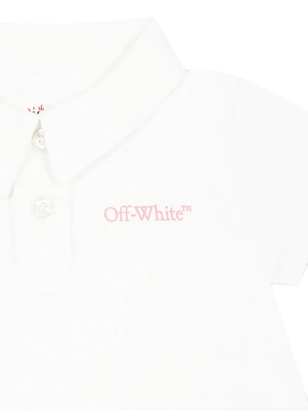 Off-White Kids Jurk met plooirok Wit