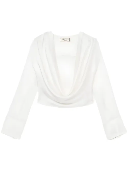 Blouse à design drapé - Blumarine - Modalova