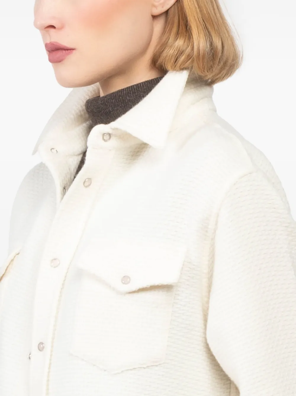 GOD'S TRUE CASHMERE Camicia in maglia | Image 6