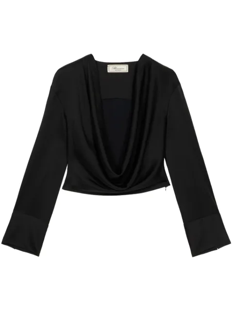 Blumarine draped blouse