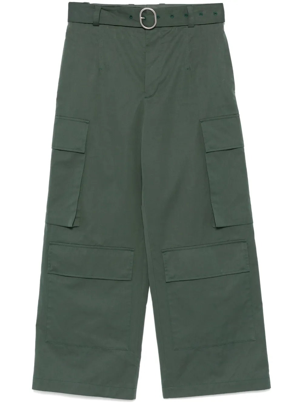 Jil Sander belted cargo trousers | Green | Image 1