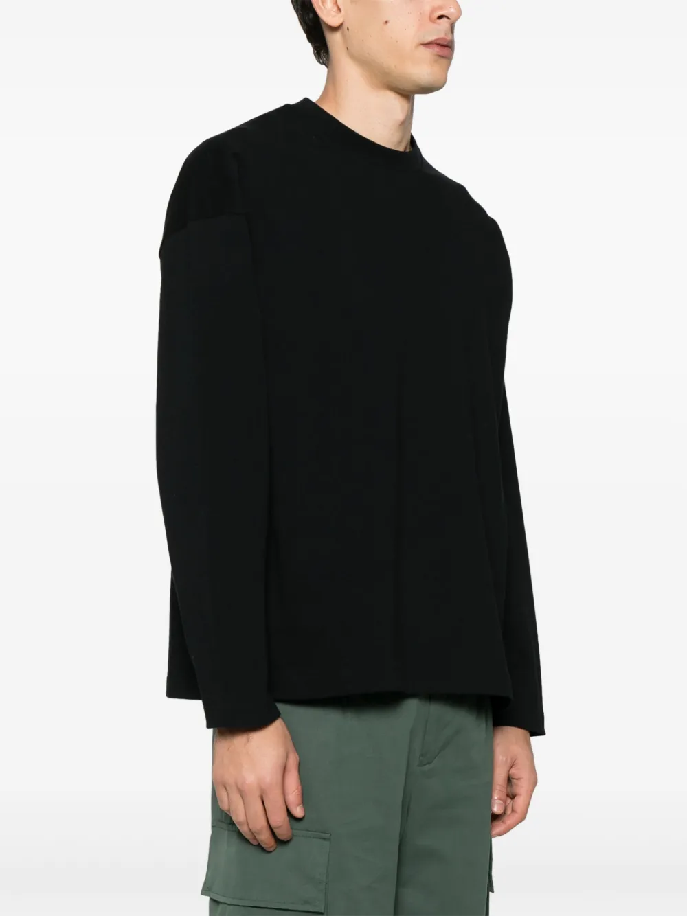 Jil Sander Katoenen T-shirt Zwart