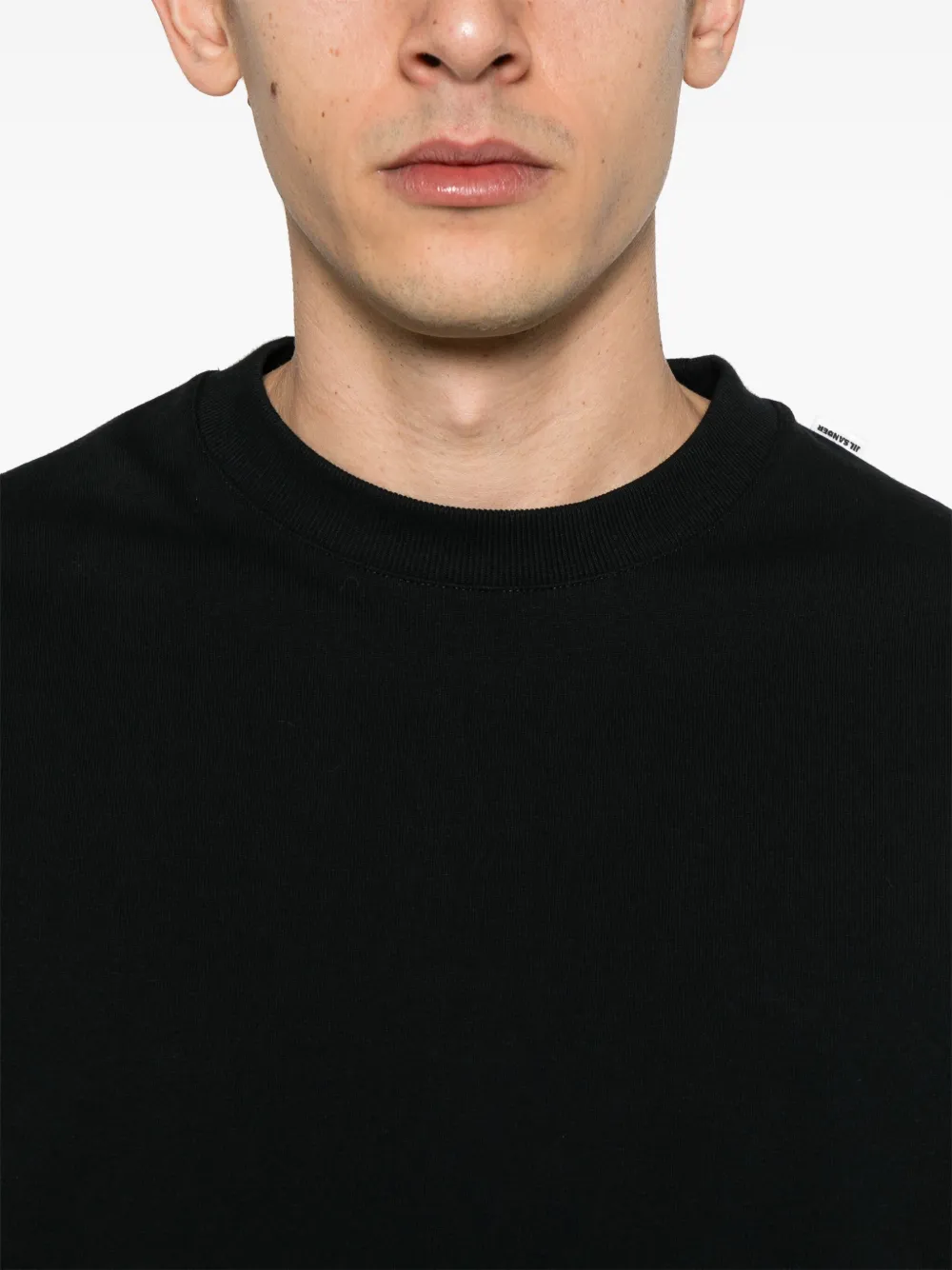 Jil Sander Katoenen T-shirt Zwart