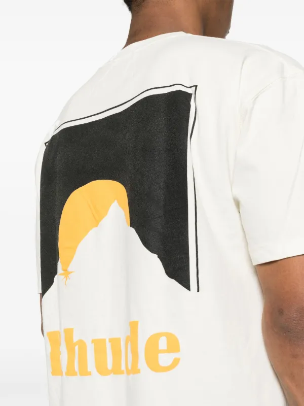 【関税込み】Rhude オフホワイト Moonlight Tシャツ Rhude Off-White Moonlight T-shirt Rhude