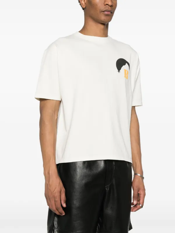 【関税込み】Rhude オフホワイト Moonlight Tシャツ Rhude: Off-White Moonlight T-shirt | SSENSE